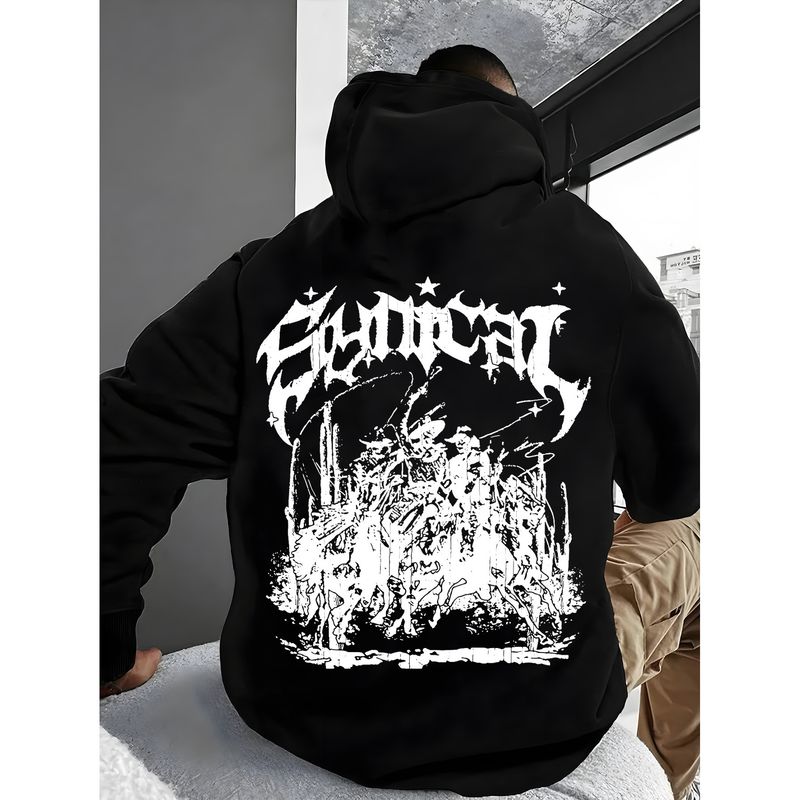 Men's Fall/Winter Leisure Pullover One-Color Standard Knitwear And Sweatshirts Made In China_voghion.com