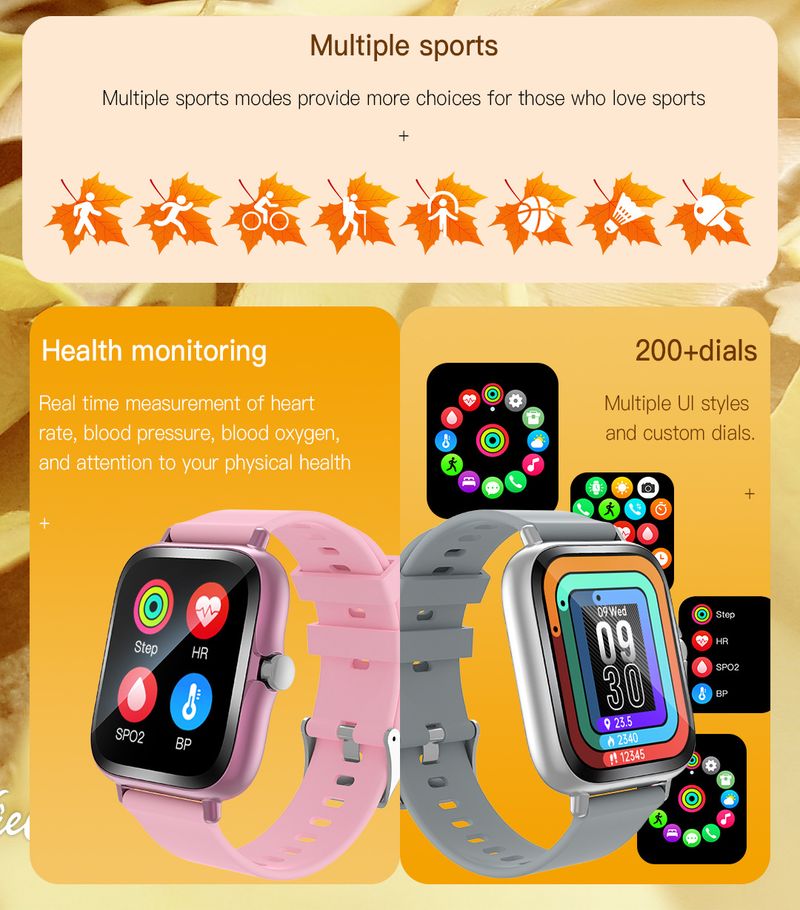 Smartwatches Neue H13 Smart Watch 1,83 Zoll Full Touch Call Y13 Bluetooth Sportuhr_voghion.com