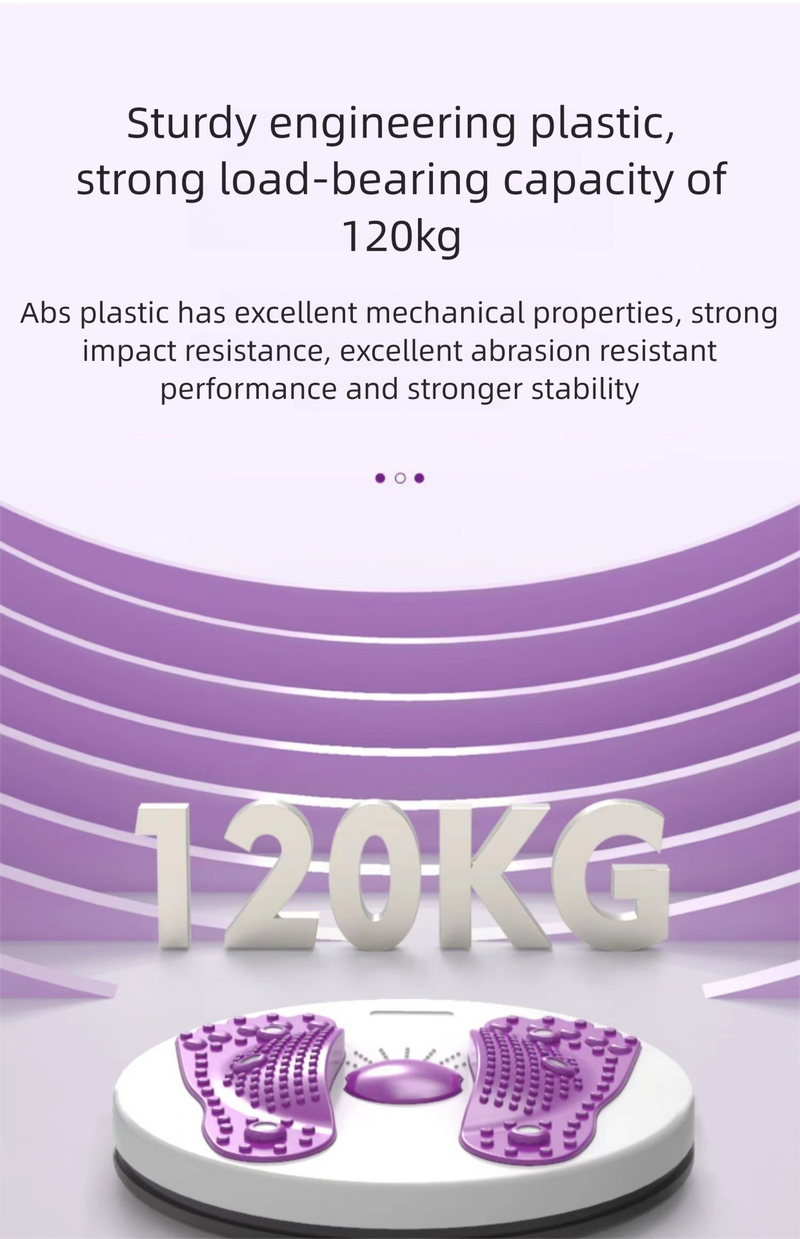 Piastra per danza con torsione per massaggio ispessita di grandi dimensioni, riduzione del grasso, corda da trazione per fitness, macchina dimagrante magnetica per addominali e vita_voghion.com