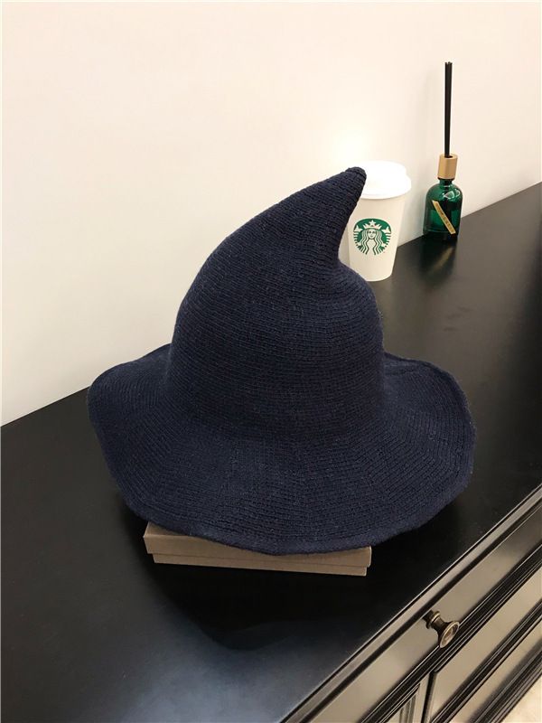 Cappello magico pieghevole Cotton Wizard Summer Halloween Witch Tip_voghion.com