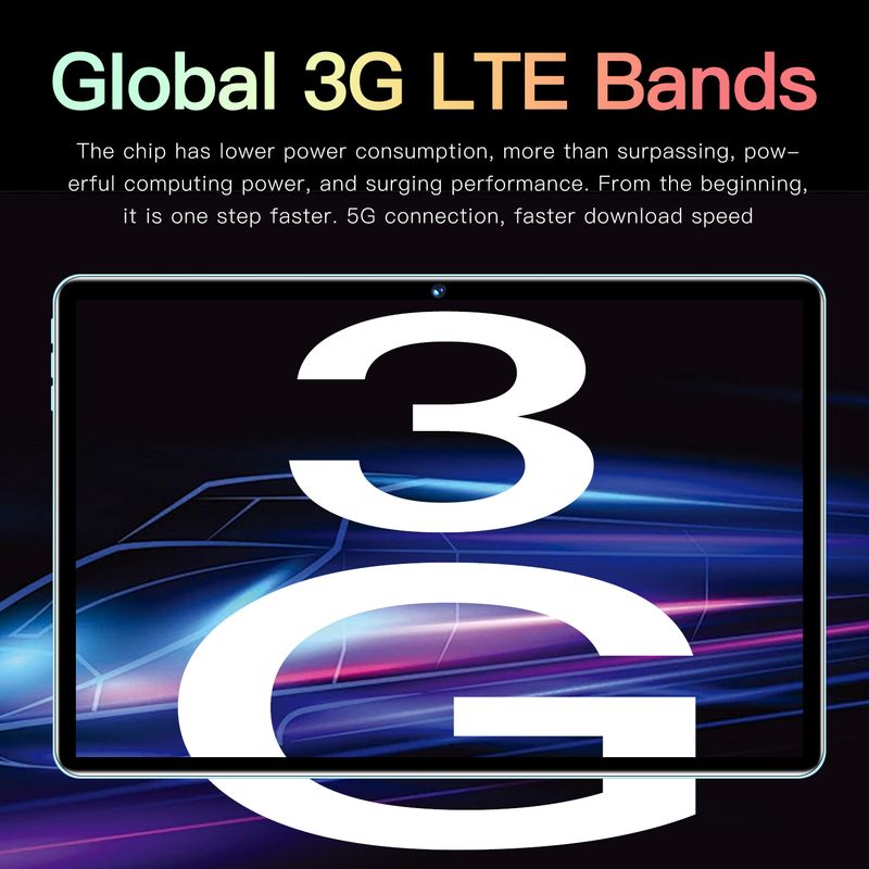 10.1 Inch Android 8.1 Tablet - Dual SIM Support, Bluetooth Keyboard Compatible, 4G LTE & HD Display_voghion.com