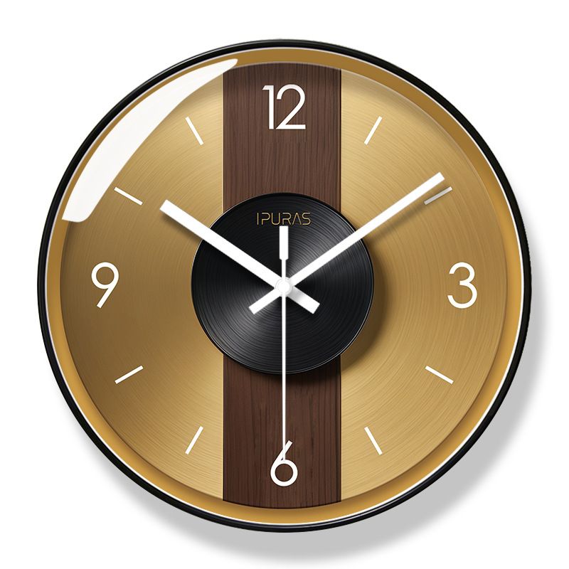 Yipula 7080 Modern Light Luxury European Style Living Room Creative Simple Home Fashion Elegant Wall Clock_voghion.com
