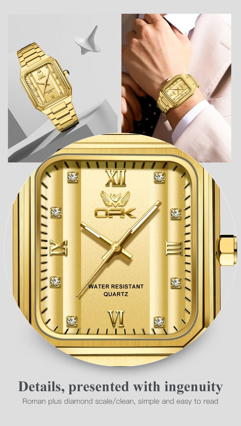 Mens Watch Original Simple Fashion Quartz Wristwatch Waterproof Luminous Watches For Men Zircon Scale With Box Reloj_voghion.com