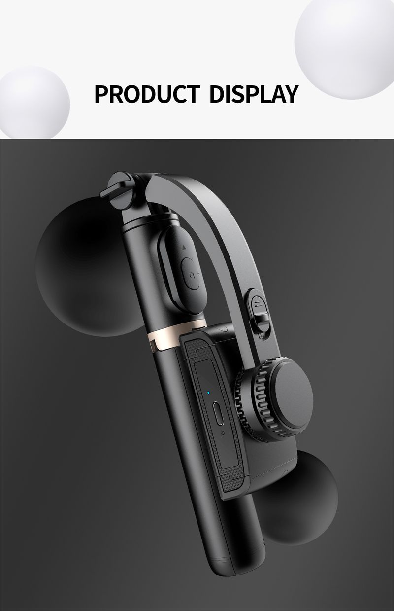Handheld zelfontspanner paal pan tilt camera tracking anti-shake stabilisator live-uitzending artefact rek vlog_voghion.com