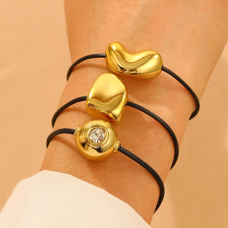Simple Round Ball Love Knot Bracelet Bracelet Advanced Sense Adjustable Bracelet Ins Internet Celebrity Same Style_voghion.com