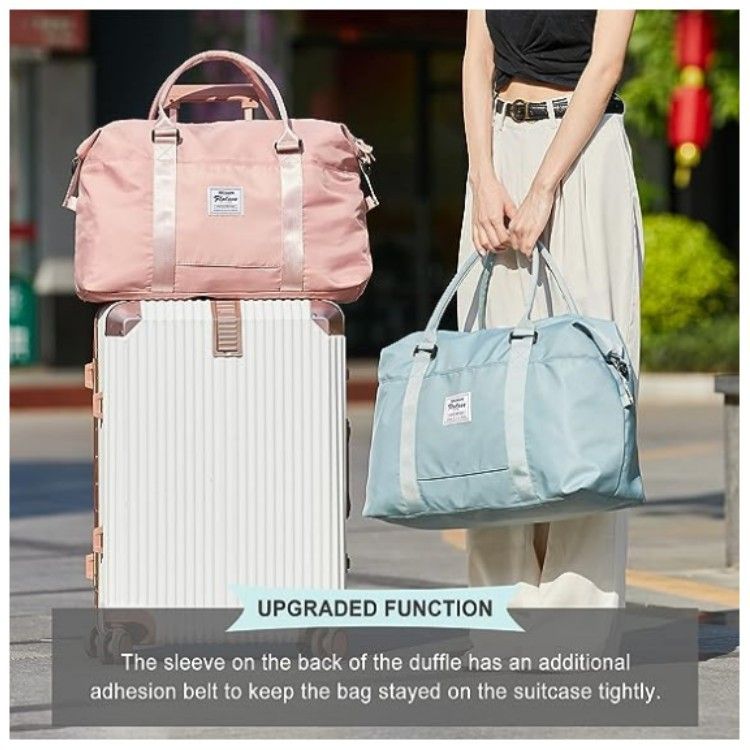 2024 Rees Handtasche Grouss Kapazitéit Moud Gepäck Sak Weekend Männer a Fraen Iwwernuechtung Bag Business Travel Storage Grouss Bag Robust an haltbar_voghion.com