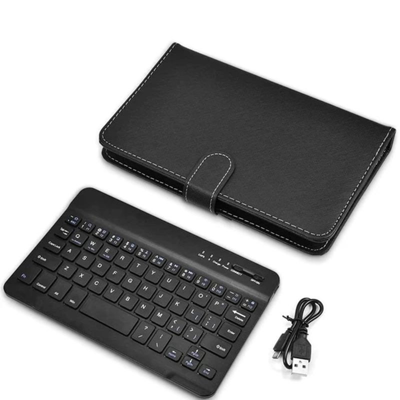 Custodia in PU con tastiera da gioco per telefono cellulare, supporto Bluetooth wireless per iPhone, Huawei, Xiaomi, tablet_voghion.com