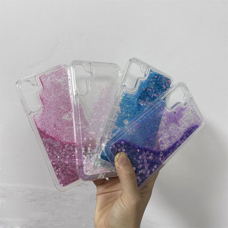 A15 Case Floating Glitter Liquid Bling Cover For Samsung A05s A35 A55 A73 A16 A33 A53 A32 4G Quicksand Phone Funda Coque_voghion.com