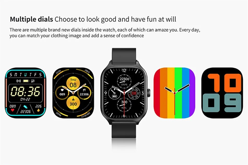 2023 EKG + PPG Smart Uhr Männer Frauen Herzfrequenz Sauerstoff Sport Fiess Tracker 2,01 zoll Bluetooth Anruf Blut Zucker smartwatch_voghion.com