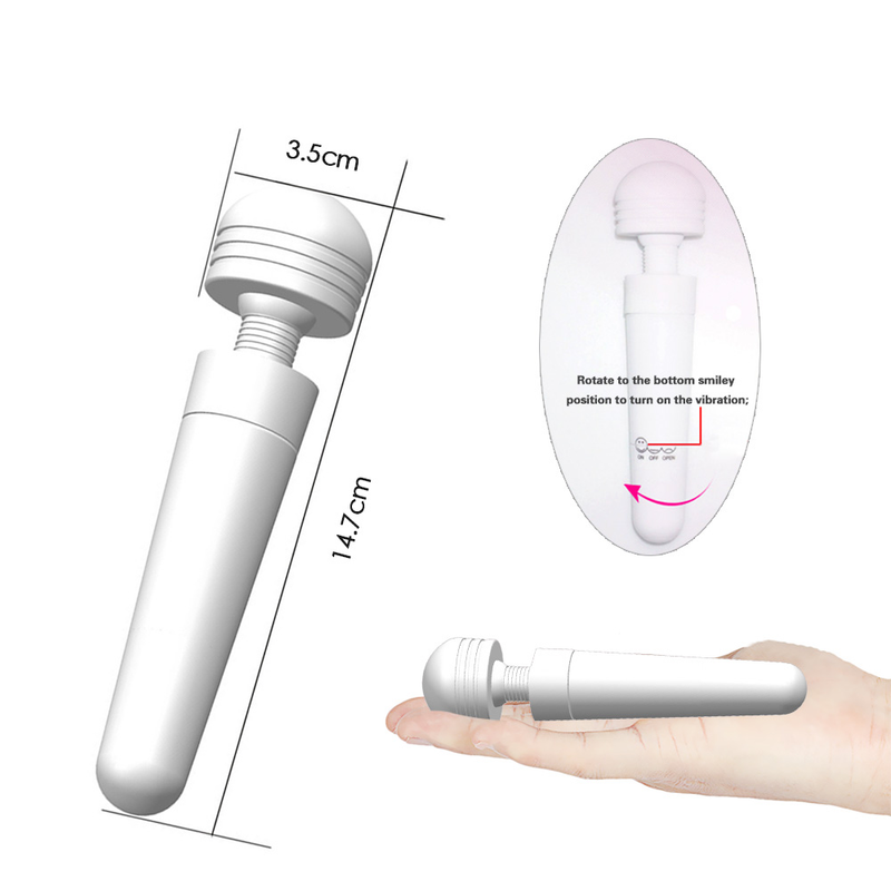 Vibromasseur AV pour femme, masseur du point G, baguette magique puissante, stimulateur de clitoris, gode vibrant pour femme_voghion.com