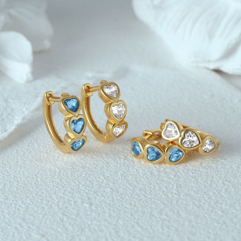 Women's Jewelry Simple S925 Sterling Silver Classic Light Luxury Personality Double Row Diamond Earrings Huggie Earring_voghion.com