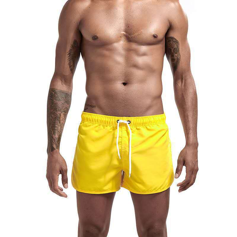 New Summer Fitness Pants for Men's Comfortable Breathable Solid Color Running, Leisure Sports and Training Shorts_voghion.com