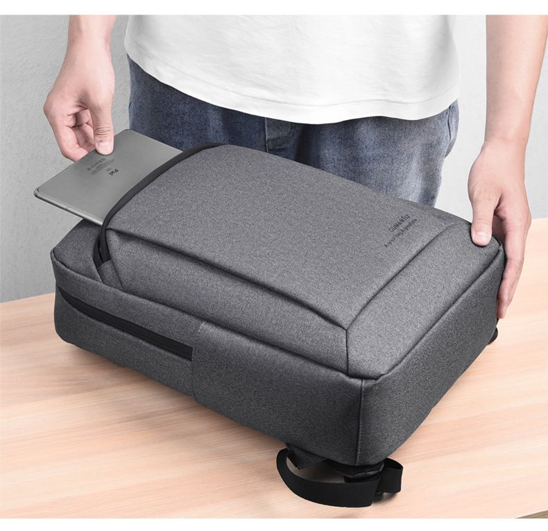 Stilvoller, wasserdichter Laptop-Rucksack für Männer und Frauen – leichtes, atmungsaktives und stoßfestes Design für Pendeln und Reisen (für 16-Zoll-Laptops)_voghion.com
