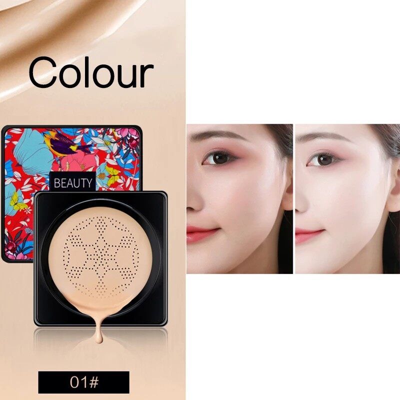 PRONTO STOCK VENDITA CALDA Testa a fungo Cuscino d'aria BB Concealer Foundation CC Cream Illumina la pelle Avorio e colore naturale_voghion.com