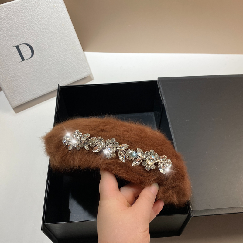Béret de luxe en cheveux de lapin et diamant d'eau, petit groupe léger français, mode Version coréenne, chapeau octogonal étranger, automne_voghion.com