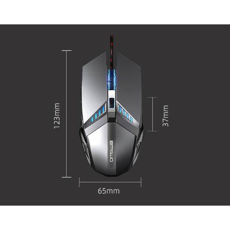 Button Silent Multi-Button Gaming Mouse Colorful Lighting DPI Adjustable Wired Office Internet Cafe E-Sports_voghion.com