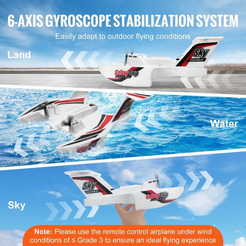 Toy 2.4 EPP RC With Plane RC GHz Airplane Foam Amphibious Remote Control_voghion.com