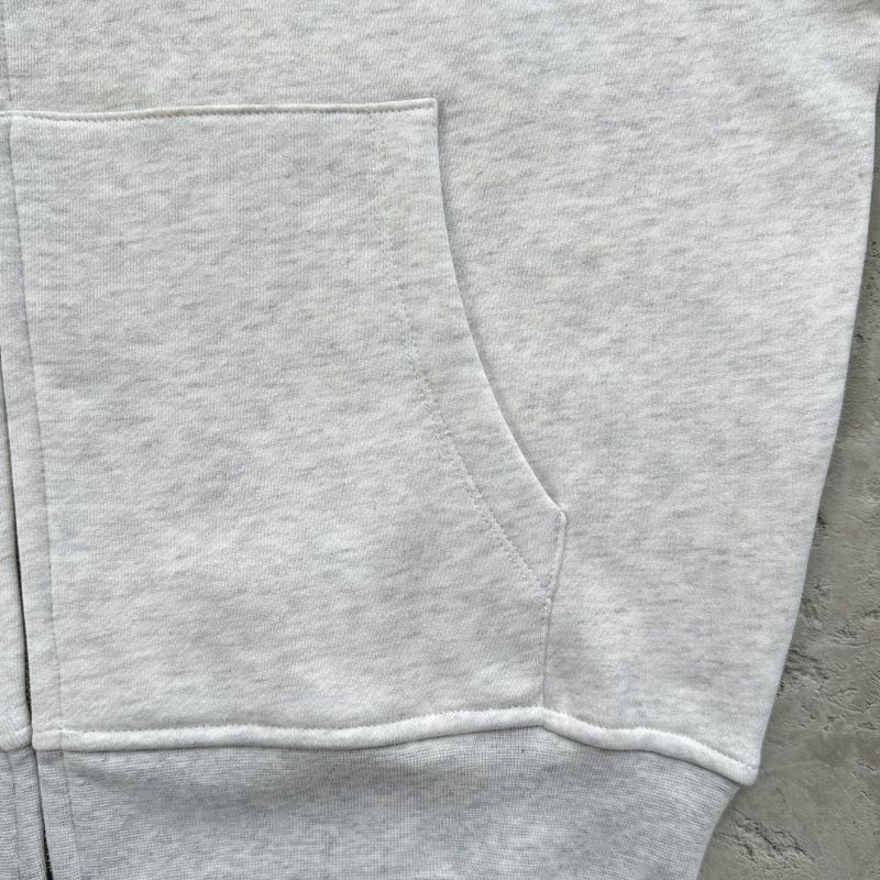 Herren-Kapuzenpullover mit Reißverschluss und gesticktem Schriftzug – Streetwear-Pullover für Männer und Frauen_voghion.com