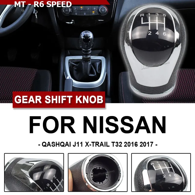Per Nissan Qashqai J11 X-Trail T32 2016-2017 Pomello del cambio Leva del cambio Penna Accessori per auto Styg_voghion.com