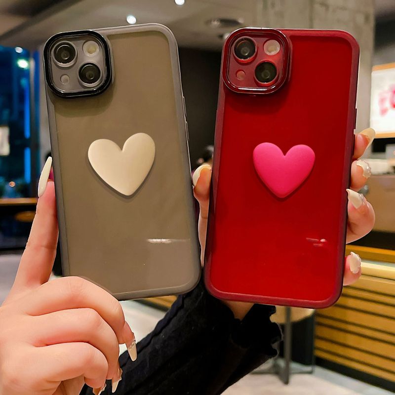 Süße 3D-Liebesherz-klare, weiche Hülle für Xiaomi Redmi Note pro 12 11S 10pro 10S 9S 8 Pro A1 Plus 10C 9A Mi POCO X5 X3 NFC_voghion.com