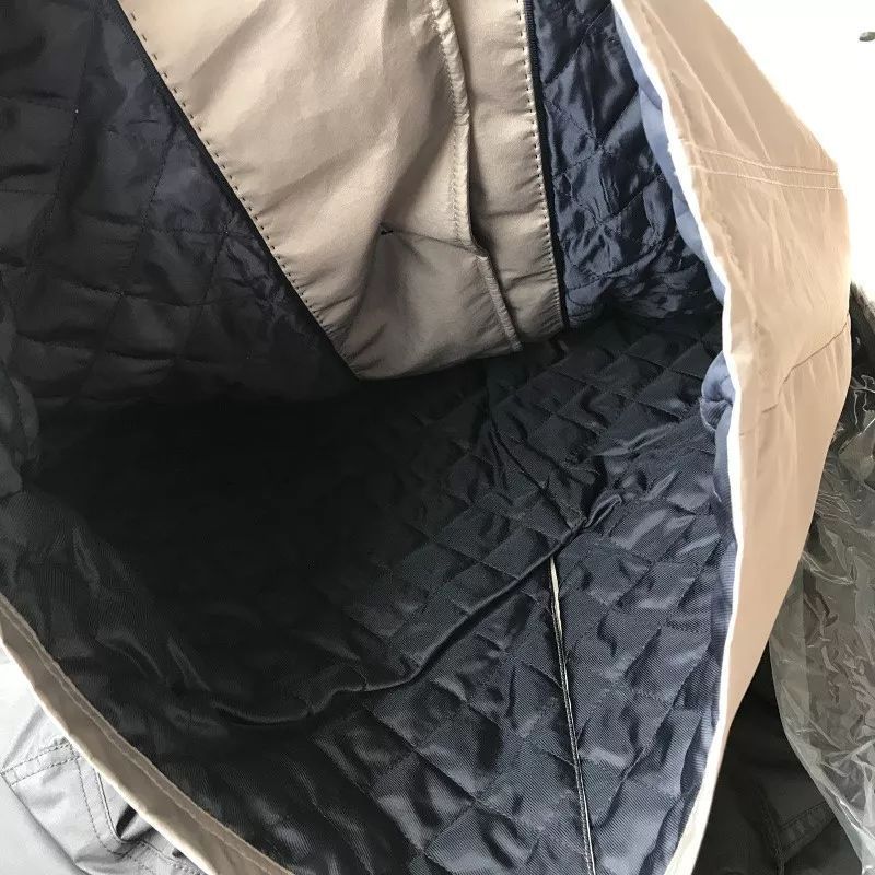 Men's Waterproof Windproof Quilted Long Coat With Stand Collar Winter Warm Trench Coat For Casual Outwear (Khaki, Black, Navy, Gray)_voghion.com
