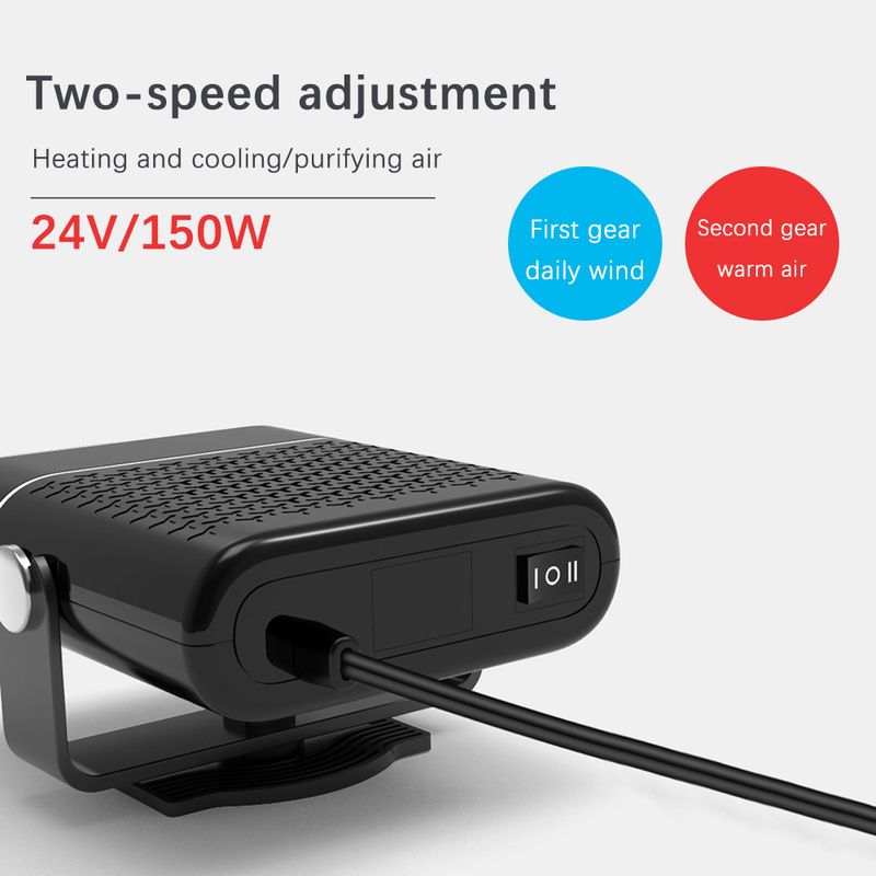 Podofo 12V/24V 150W Auto Heizung Coog Heizung Automatische Windschutzscheibe Defroster Elektrische Fans_voghion.com