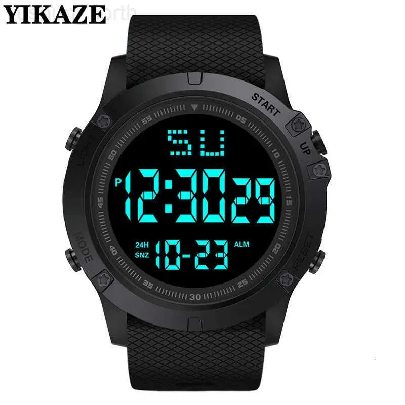 Orologio elettronico da uomo sportivo multifunzione militare impermeabile luminoso LED digitale per bambini con quadrante grande M250731_voghion.com