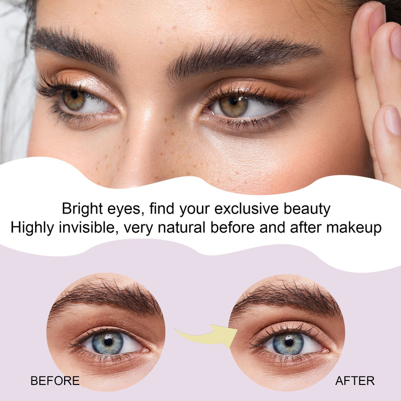 Traceless Beautiful Lace Double Eyeli mit natürlicher Traceless Inner Double Blister Eye, nicht klebendes Lace Double_voghion.com
