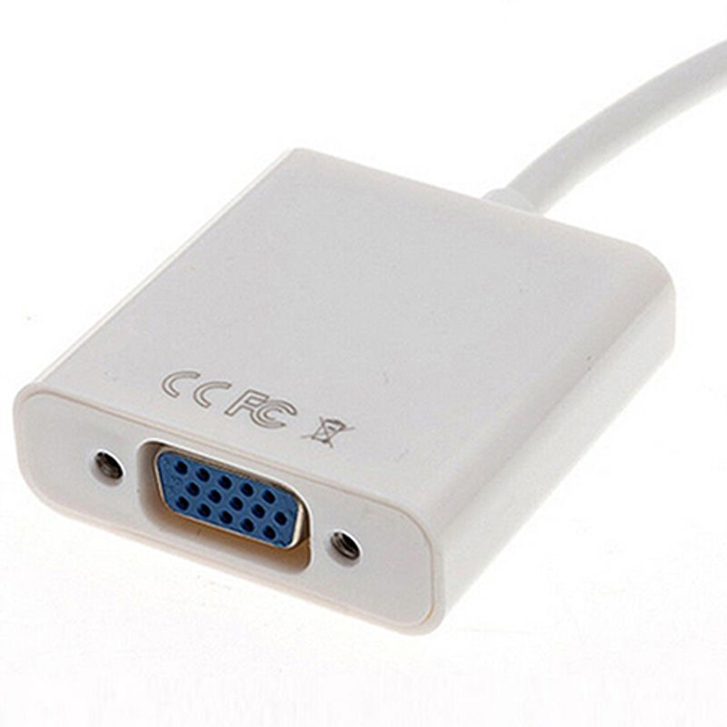 Xinweiqing – câble adaptateur convertisseur DVI Mini DisplayPort DP vers VGA, compatible HDMI, pour Appl-e Book_voghion.com
