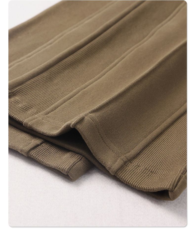 Streetwear Oversized Drawstring Joggers – Unisex Cotton Blend Cargo Pants With Patchwork & Flared Hem (Black/Charcoal/Brown/Beige/Light Coffee)_voghion.com