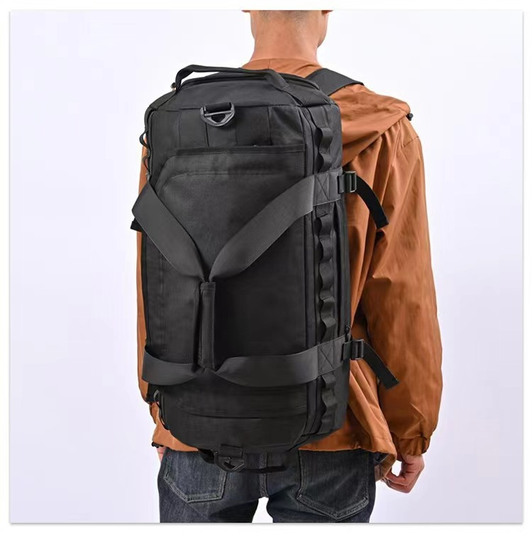 Borsa da viaggio sportiva per uomo, borsa da campeggio all'aperto di grande capacità, tracolla, borsa da uomo con separazione tra asciutto e bagnato_voghion.com