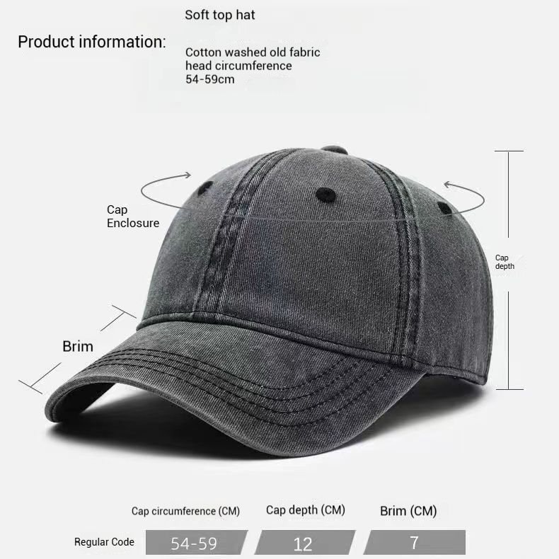 Scar Cotton Soft Top One Piece King Pine Water Washed Luffy Baseball Pánské a dámské klobouky s kachním jazykem a slunečníkem_voghion.com