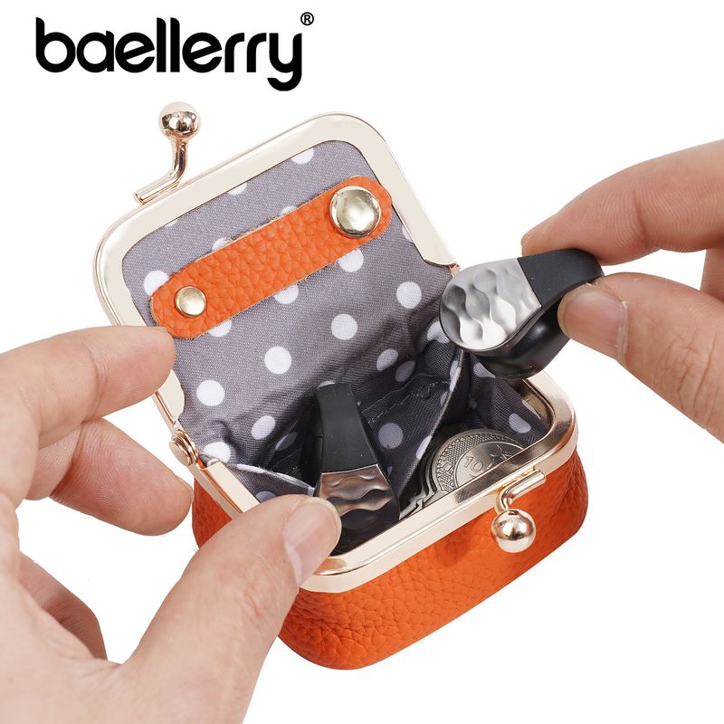 Neu Damen Geldbörse Baellerry Echtes Leder Mini Schmuck Box Multifunktionale Münzfach_voghion.com