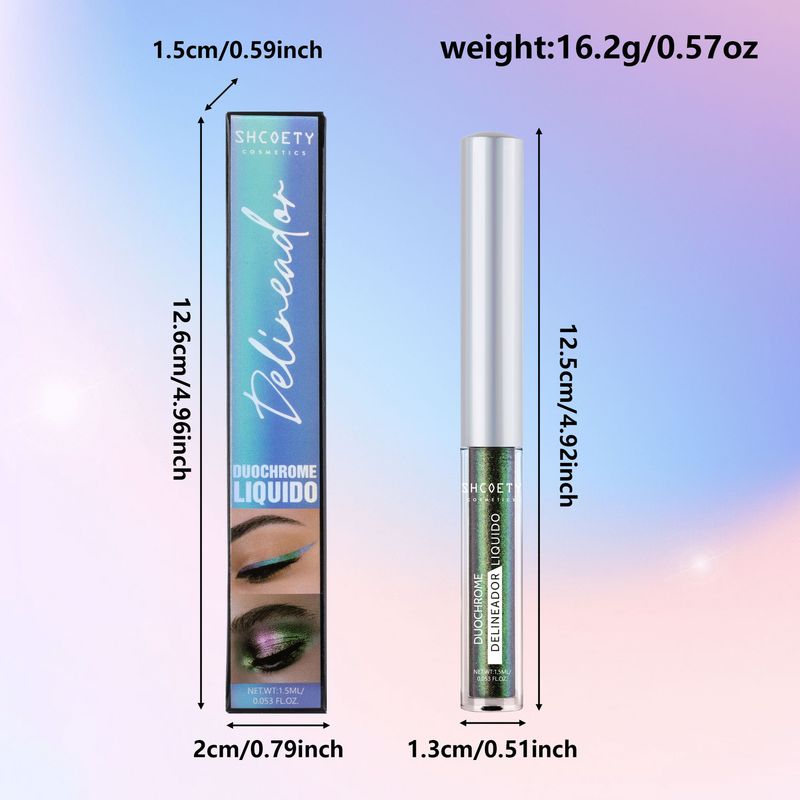 Eye Shadow & Liner Combination Optical Chameleon Eyeliner Liquid Light Changing Fantasy Color Stage Wear Easy To Color Eyeliner Liquid Eyeshadow_voghion.com