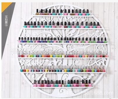 Wrought Iron Nail Polish Shelf Nail Art Shop Shelf Cosmetic Shop Storage Rack Display Rack Wall Hanger Perfume Rack Rubber Rack_voghion.com
