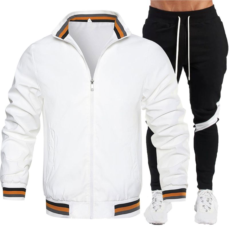 Spring two-piece set, casual pilot jacket, high-quality jacket set_voghion.com