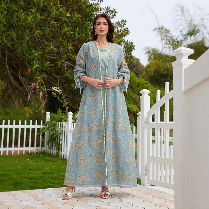 Abito da sera musulmano saudita in due pezzi, abito da donna_voghion.com