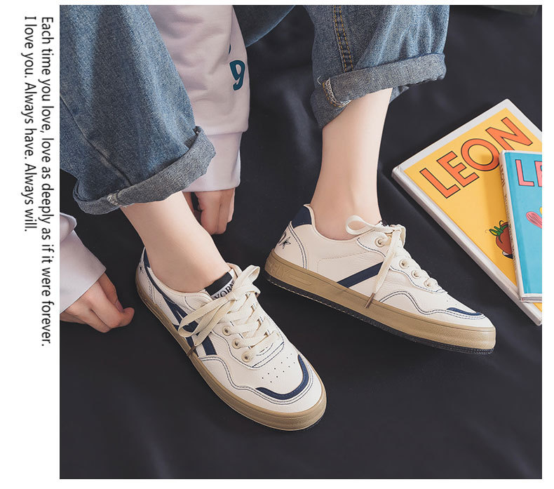 Influencer Xiaobai Schoenveters Western Style Casual Schoenen Dames Zomer Ademend Canvas Schoenen Dames Ulzzang Veelzijdig Retro Hong Kong Style_voghion.com