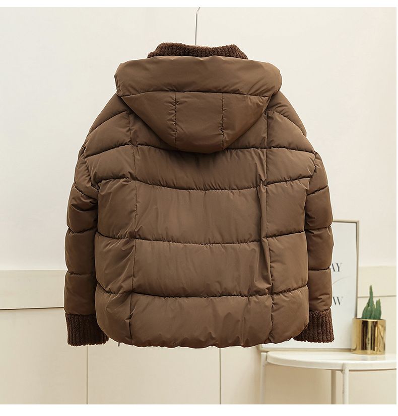 Corea del Sud Dongdaemun Giacca in cotone da donna di alta qualità 2024 Edizione coreana Piccola giacca corta Breadms Cappotto invernale Piumino_voghion.com