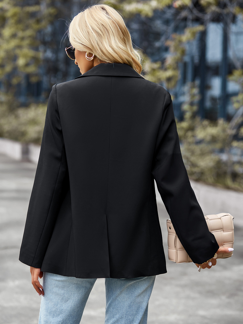 Women's Casual Small Suit Versatile Professional Formal Coat_voghion.com