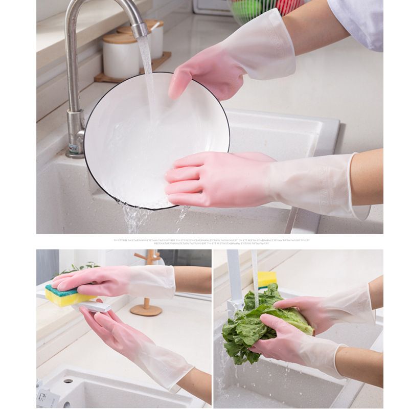 Palm Thickened Household Dishwashing For Women Men, Waterproof And Durable, Summer Kitchen Laundry Cleaning Gloves_voghion.com