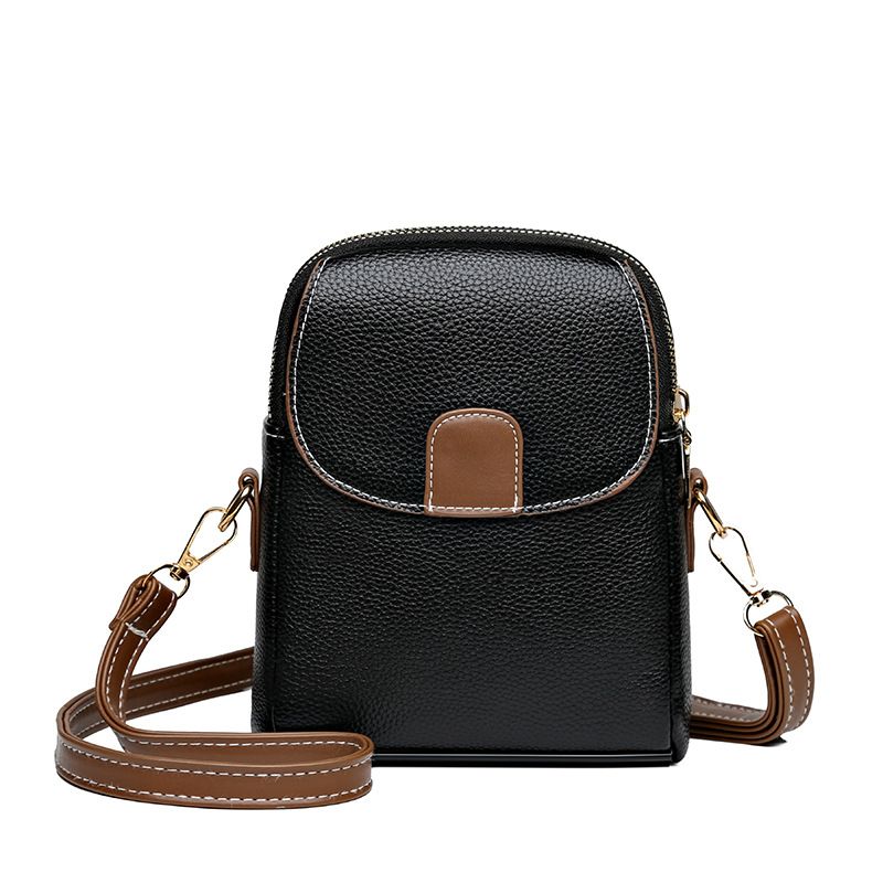 Borsa a tracolla testurizzata per telefono da donna, 2025, nuova, leggera, alla moda, in morbida pelle, di alta qualità, piccola_voghion.com