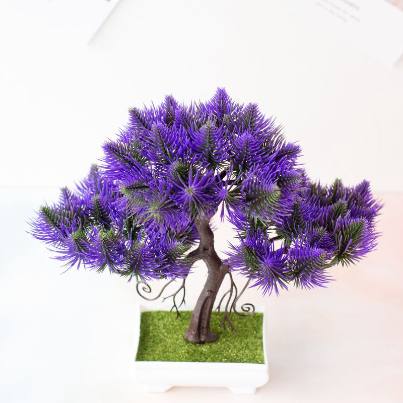 Vendite dirette in fabbrica bonsai Fengshun Lingyun pino plastica fiori artificiali e piante verdi armadietto del vino libreria decorazione della casa ornamenti_voghion.com