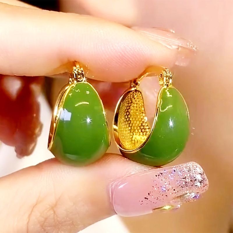 Oorbellen voor dames, mode, elegant, high-end, clips, niche, eenvoudig, veelzijdig, oorsieraden, prachtig, licht, luxe accessoires_voghion.com