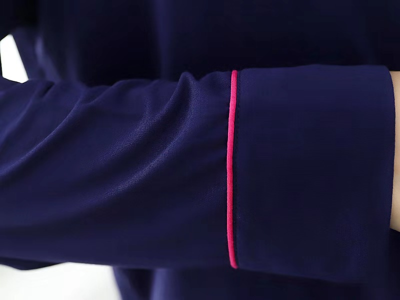 Damenbekleidung Neue Frühjahrs- und Herbstpyjamas für Damen Modal Revershose mit langen Ärmeln zweiteiliges Set lockere und bequeme Paar-Heimkleidung_voghion.com