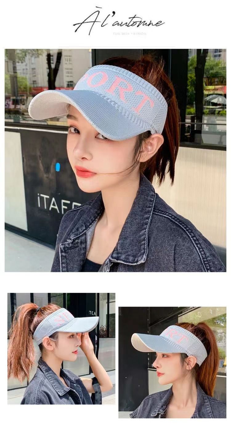 Surge Protection Hut für Damen, Sommer-Bassballkappe im Koran-Stil, Outdoor-Sport-Lauf-Sonnenschutz-Visier-Msh-Hut,_voghion.com