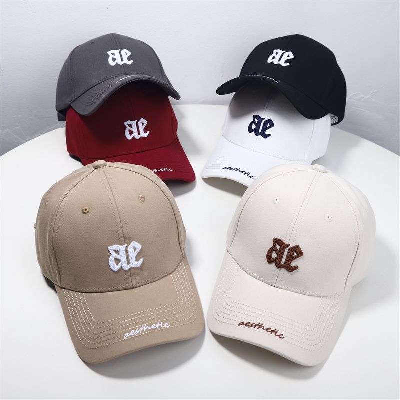 Cappellino da baseball da donna in stile coreano, di alta qualità, 2024, vestibilità comoda, con lettera ricamata e becco d'anatra per uomo, testa grande_voghion.com