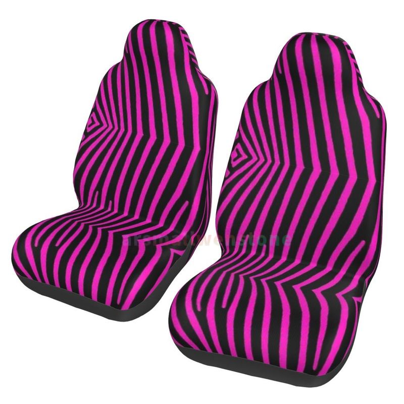 Zebra Stripe 2PCS Car Seat Anti Fouling And Convenient Protective Cover Unique Style_voghion.com