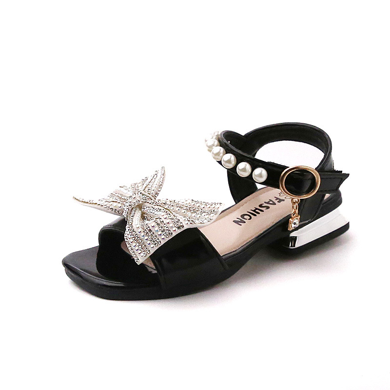 Principessa da ragazza 2023 Estate Nuovi sandali con tacco alto con suola morbida in edizione coreana per ragazzi medi e grandi_voghion.com