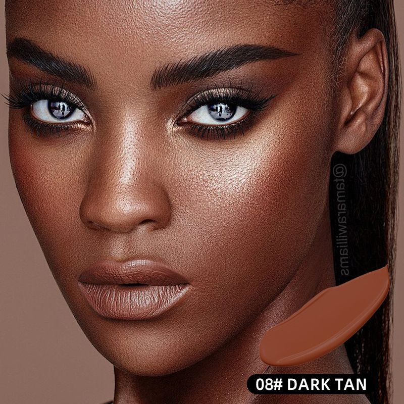 Fond de teint visage New Press Foundation Anti-cernes waterproof et anti-transpiration Anti-cernes Soft Focus Anti-sébum Longue tenue_voghion.com